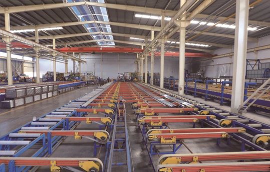 Aluminium extrusion line