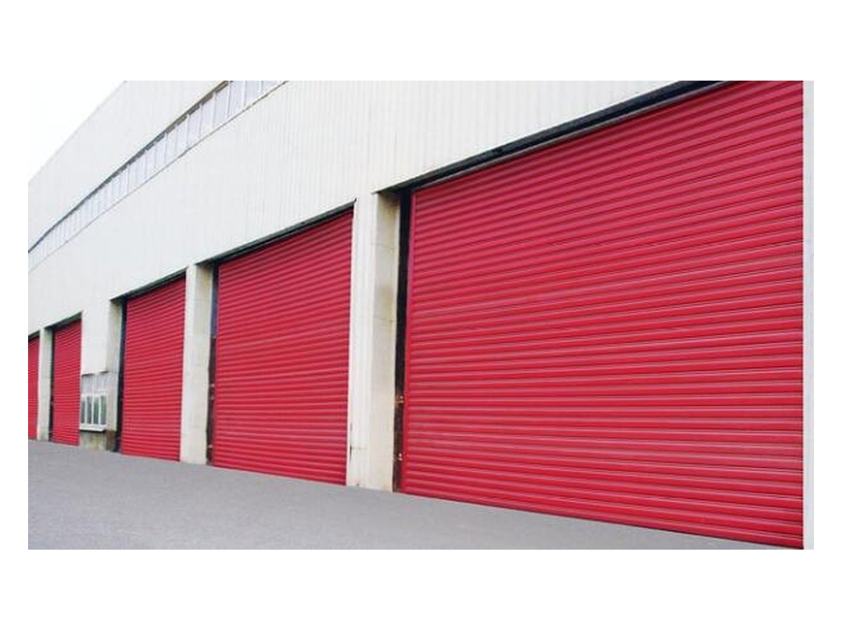 Wind-Resistant Roll-Up Door